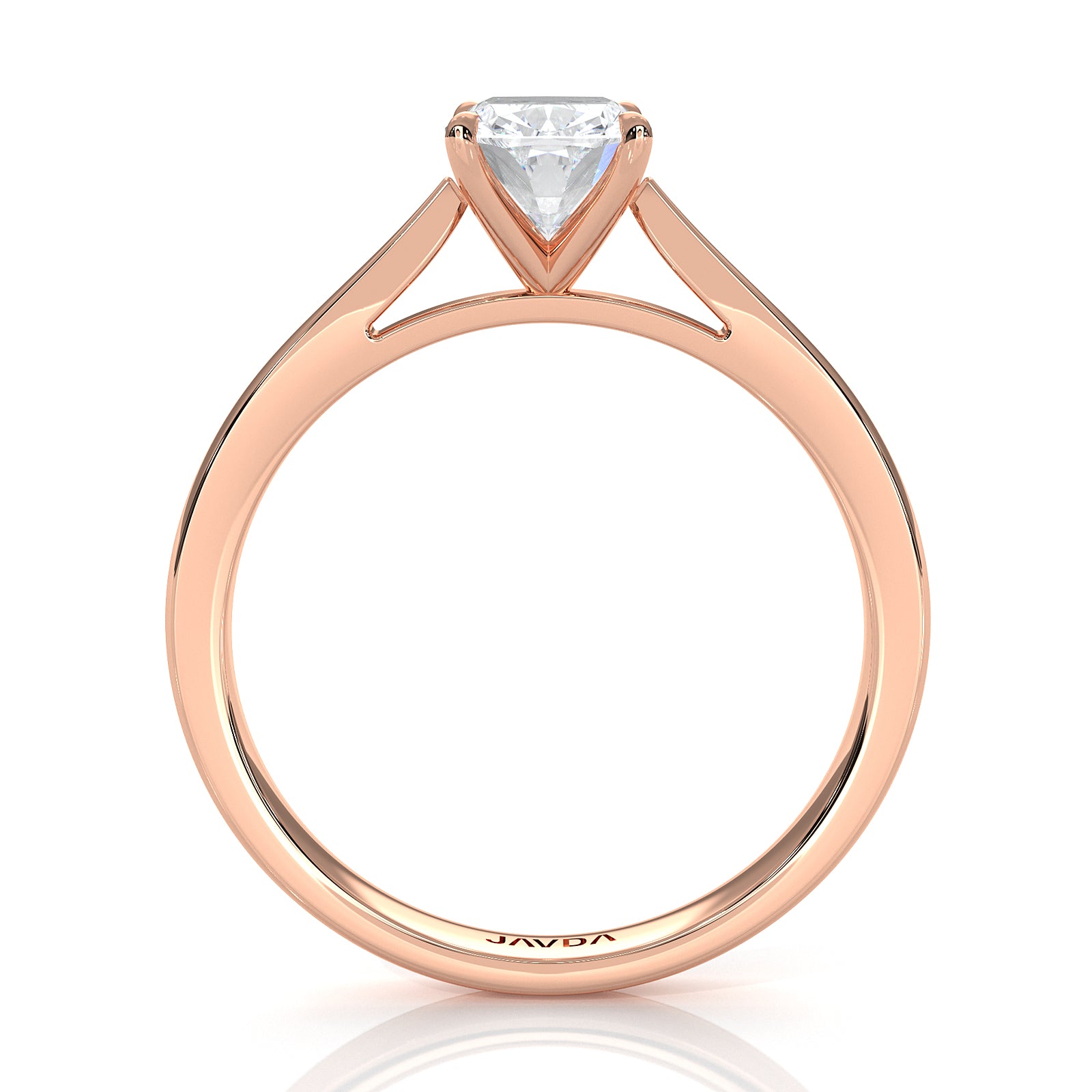 4.5g Princess Prong Setting Lab Grown Diamond Engagement Solitaire Ring IGI Certified 1.00 Ctw.